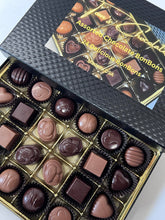 Tom's Chocolates Belgian gift box bonbons displayed for gifting and sharing