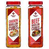 Tone's Chicken Bouillon Cubes close-up, ready to flavor soups and stews.
