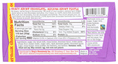 Tony's Chocolonely Milk Chocolate Chip Cookie Bar closeup chips, creamy and chewy texture.