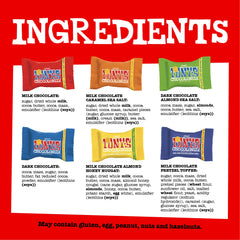 Tony’s Chocolonely milk chocolate honey almond nougat coins, a tasty on-the-go treat.