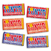 Tony's Chocolonely Top 3 Milk Chocolate Bundle packaging, ideal for gifting.