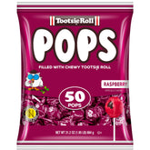 Tootsie Pops Raspberry shell with chewy center, a nostalgic snack option