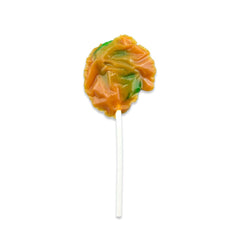 Tootsie Roll Caramel Apple Pop green center, tart apple meet creamy caramel flavor.