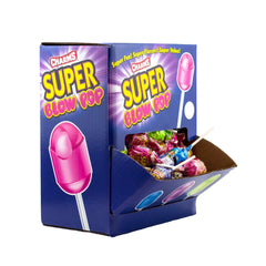 Tootsie Roll Charms Blow Pops Super Size Pack, ideal for parties and bulk sharing.