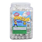 Tootsie Roll Dubble Bubble Home Run Baseball Gumballs in a jar for sharing at events.