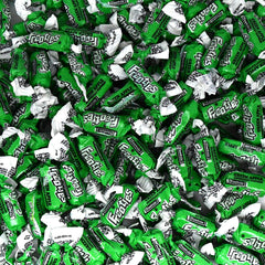 Tootsie Roll Frooties Green Apple bag showing portion-size packaging