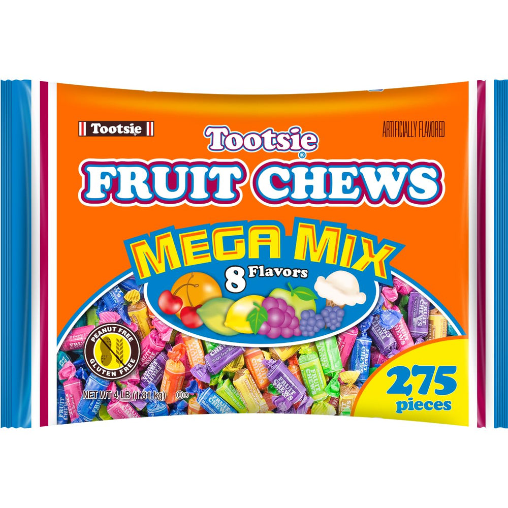 Tootsie Roll Fruit Chews Mega Mix: 275-piece assortment for shared snacking