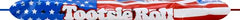 Tootsie Roll Midgees with patriotic wrappers for events.