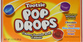 Tootsie Pop Drops Theatre Box front view, ideal for sharing at events.