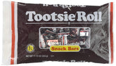 Tootsie Roll Snack Bars 11.42 oz packaging showing classic chewy candy for sharing.