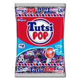 Tootsie Roll Tutsi Pop Original Cherry with Tutti Frutti center for a nostalgic candy experience.
