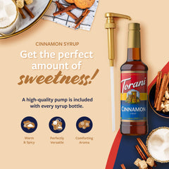 Frappuccino made with Torani Cinnamon Syrup for rich flavor.