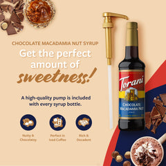 Creamy latte featuring Torani Chocolate Macadamia Nut flavor