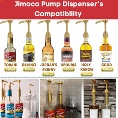 Torani and Jimoco bundle display demonstrates versatile flavoring for home use.