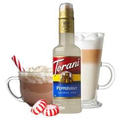 Torani Peppermint Syrup with cold brew for a refreshing twist.