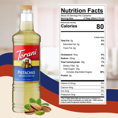 Pump-dispense design by Torani ensures precise, mess-free servings.