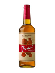 Torani Puremade Hazelnut Syrup bottle for premium flavor in coffees