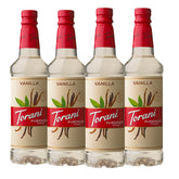 Torani Puremade Vanilla bottle for rich coffee and everyday drinks