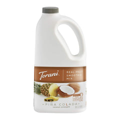 Torani Real Fruit Smoothie Mix Pina Colada bottle ready for tropical blends