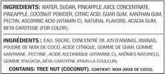 Pouring Torani smoothie mix over ice for a quick tropical drink
