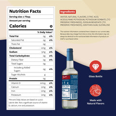 Torani Sugar Free Almond Syrup glass bottle highlights premium packaging for home use.