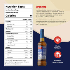 Torani Sugar Free Classic Caramel Syrup bottle ready for zero-calorie flavoring.
