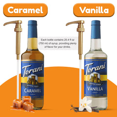 Sugar-free vanilla coffee syrup for smooth sweetness.