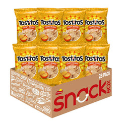 Tostitos Crispy Rounds chips in a 3 oz bag on display for gatherings.