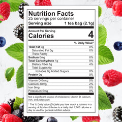 Total Tea Slimming Detox Tea with ginger root for warm, comforting flavor.