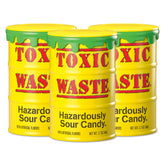 TOXIC WASTE apple candy delivers bold sour flavor for adventurous snackers.