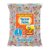 TOXIC WASTE Nuclear Fusion Raspberry-Lemon candy delivers bold tang for a sour craving
