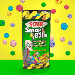 TOXIC WASTE Sour Smog Balls assorted flavors ready for sharing and snack breaks.