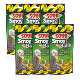 TOXIC WASTE Sour Smog Balls crunchy shell close-up for a bold sour snack.