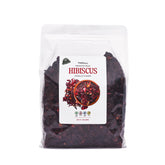 TradeBuza 1lb bag of dried hibiscus flowers for tea and refreshing drinks.