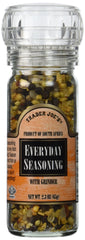 Trader Joe's Everyday Seasoning bottle with grinder ready for versatile flavoring.