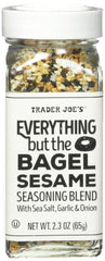 Trader Joe's Everything bagel seasoning bottle adds savory crunch to foods