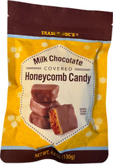 Trader Joe's milk chocolate honeycomb candy pack, ideal for gifting and sharing.