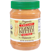 Trader Joe's Organic Peanut Butter Creamy jar close-up, smooth texture