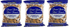 Trader Joe's Peanut Butter Filled Pretzels 1 lb pack, hero image, convenient snacking.
