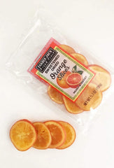 Trader Joe's Sweetened Dried Orange Slices as baking garnish for desserts.
