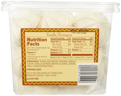 Trader Joe's Vanilla Meringues close-up highlighting crisp bite and gluten-free appeal