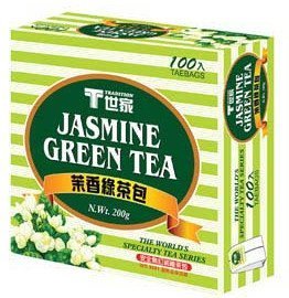 Tradition Jasmine Green Tea Bag shows fragrant aroma, ideal for a calming break