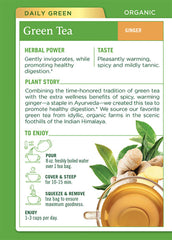 Organic certification label on Traditional Medicinals packaging