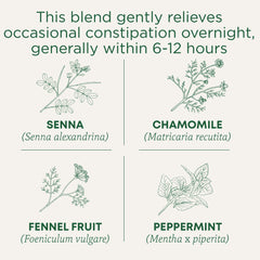 Traditional Medicinals Smooth Move Chamomile cup with tea steeping for relaxation and digestion.
