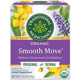 Traditional Medicinals Smooth Move tea bags in box for overnight relief