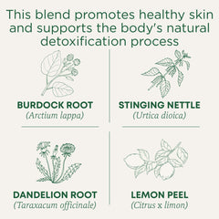 Traditional Medicinals Everyday Detox Lemon box highlights organic and kosher certification.