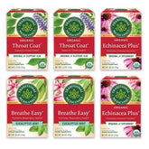 Traditional Medicinals Seasonal Care variety pack tea bags for immune and throat health