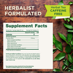 Traditional Medicinals Throat Coat cup steaming signals a warm, comforting tea moment.