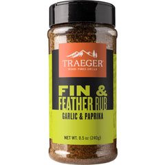 Traeger Fin and Feather Rub adds savory flavor to turkey, chicken, and fish.