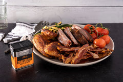 Grilling with Traeger rub elevates meat with sweet, savory, and spicy hints